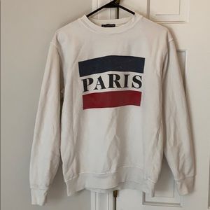 White brandy Melville crewneck